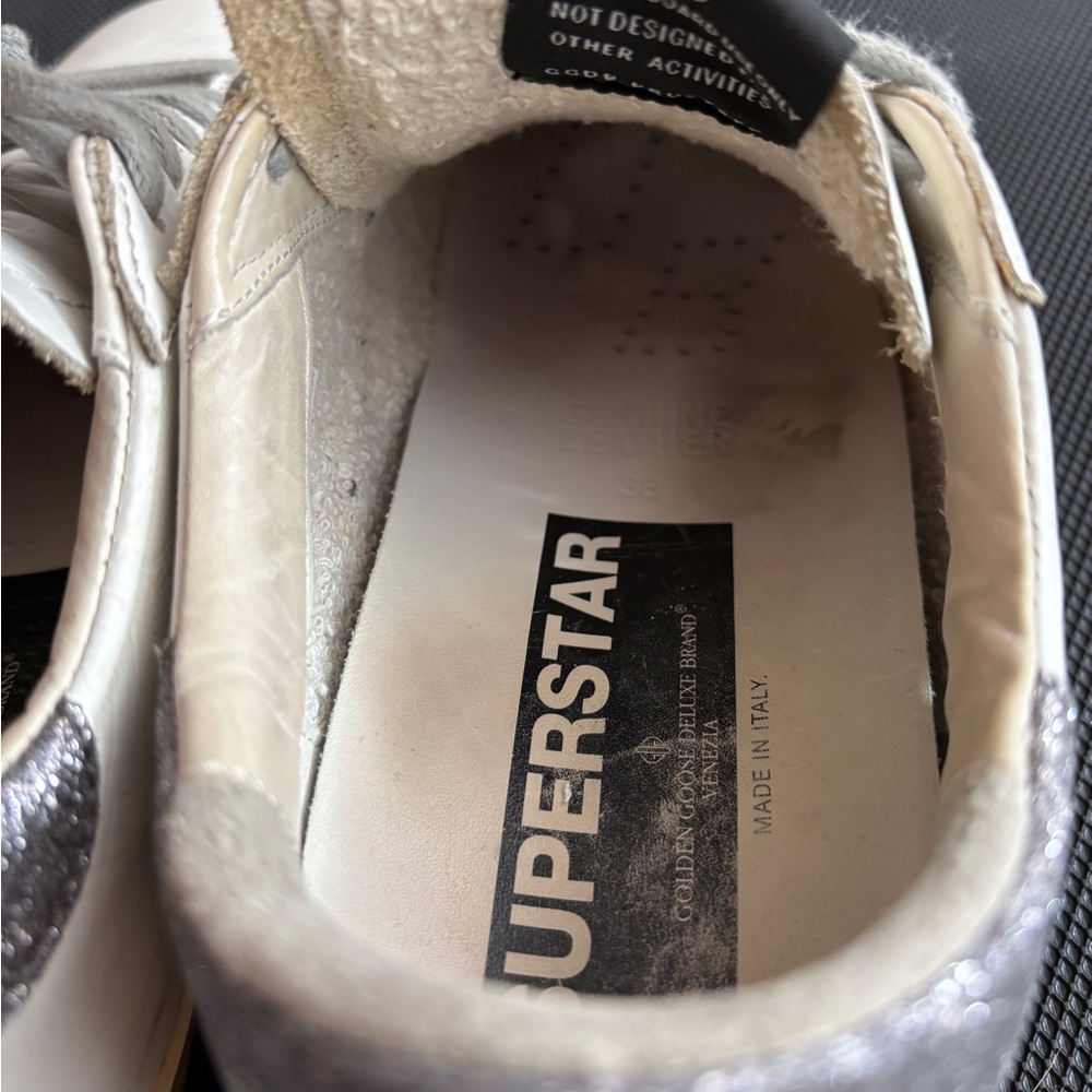 Golden Goose SSENSE Exclusive Superstar Sneakers size 38 - Picture 9 of 10